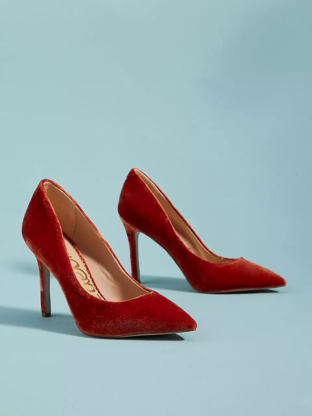 Sam Edelman Velvet Hazel Pointed-Toe Stiletto Heels